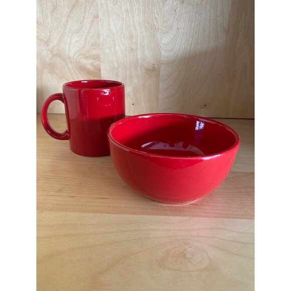 Waechtersbach Fun Factory Red Bowl & Mug – Germany – Replacement Dinnerware - Picture 10 of 10